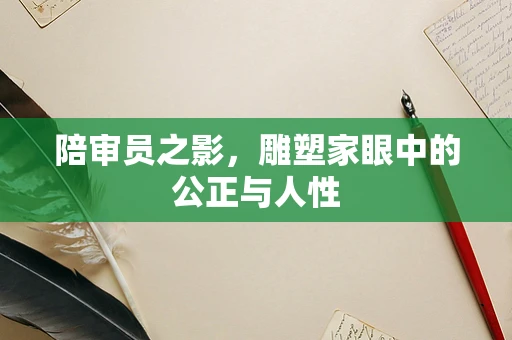 陪审员之影，雕塑家眼中的公正与人性