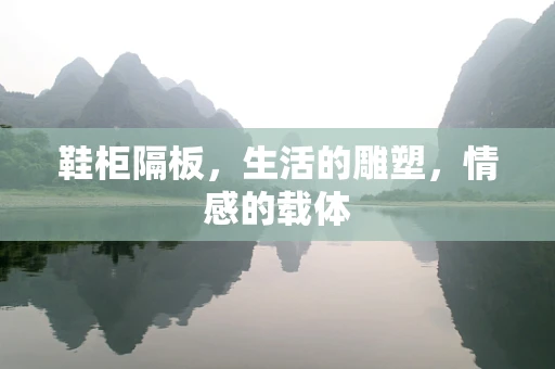 鞋柜隔板，生活的雕塑，情感的载体