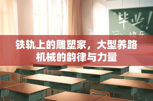 铁轨上的雕塑家，大型养路机械的韵律与力量