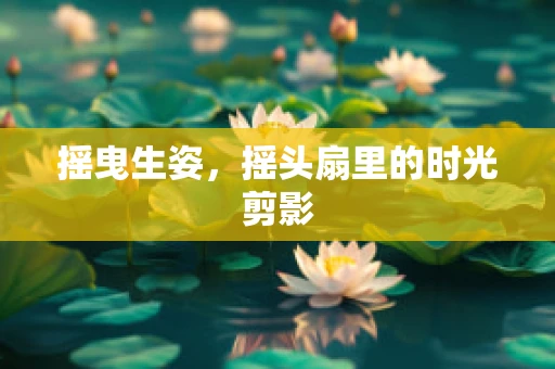 摇曳生姿，摇头扇里的时光剪影