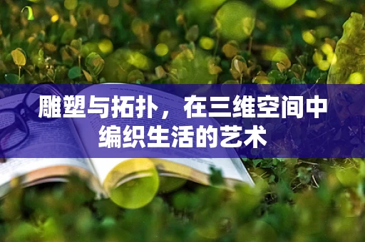雕塑与拓扑，在三维空间中编织生活的艺术