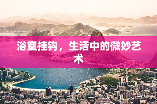 浴室挂钩，生活中的微妙艺术