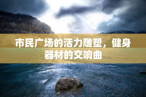市民广场的活力雕塑，健身器材的交响曲