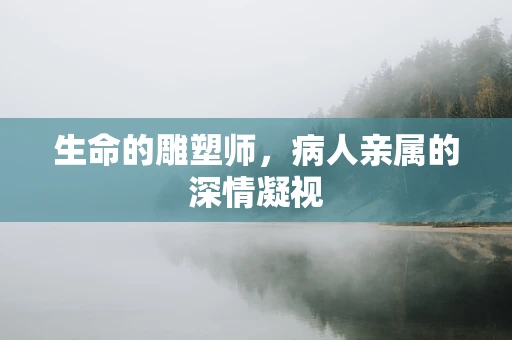 生命的雕塑师，病人亲属的深情凝视