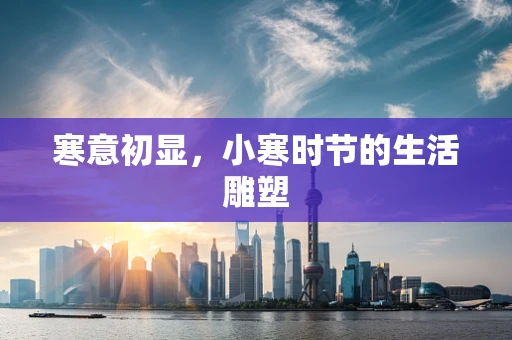 寒意初显，小寒时节的生活雕塑