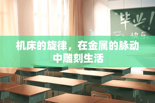 机床的旋律，在金属的脉动中雕刻生活
