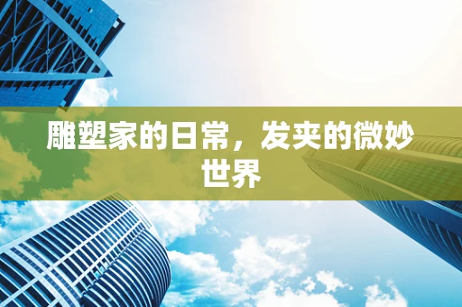 雕塑家的日常，发夹的微妙世界