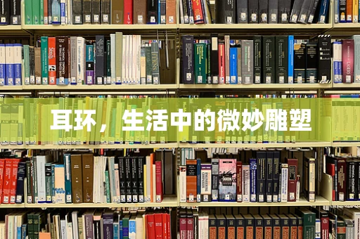 耳环，生活中的微妙雕塑