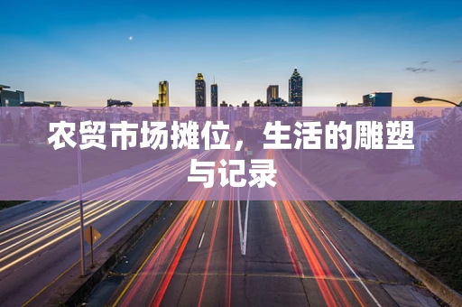 农贸市场摊位，生活的雕塑与记录