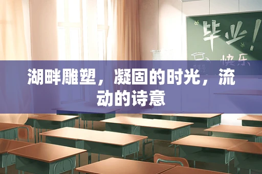 湖畔雕塑，凝固的时光，流动的诗意