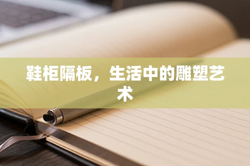 鞋柜隔板，生活中的雕塑艺术