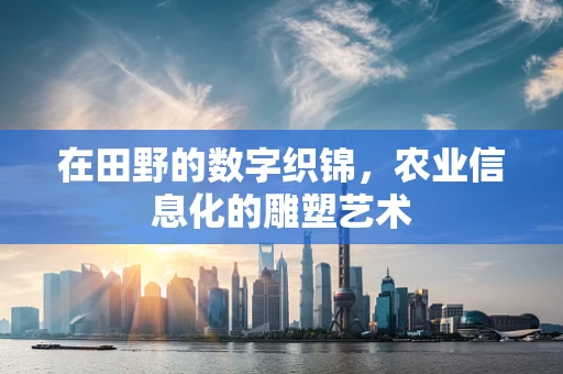在田野的数字织锦，农业信息化的雕塑艺术