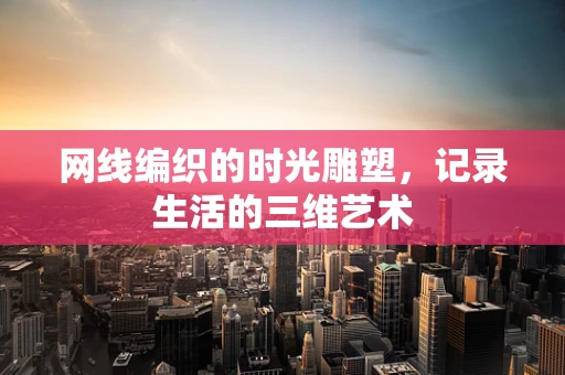 网线编织的时光雕塑，记录生活的三维艺术