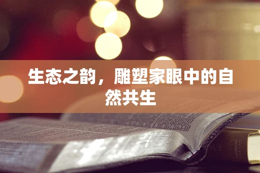 生态之韵，雕塑家眼中的自然共生