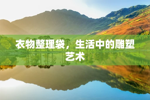 衣物整理袋，生活中的雕塑艺术