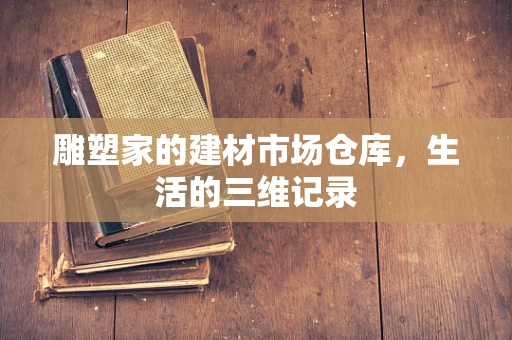 雕塑家的建材市场仓库，生活的三维记录