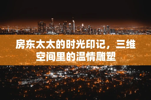 房东太太的时光印记，三维空间里的温情雕塑