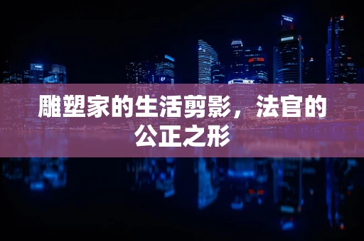 雕塑家的生活剪影，法官的公正之形
