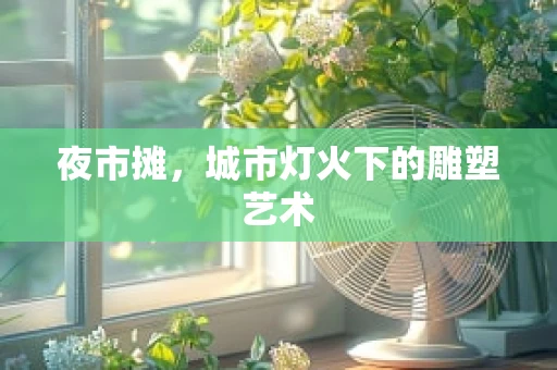 夜市摊，城市灯火下的雕塑艺术