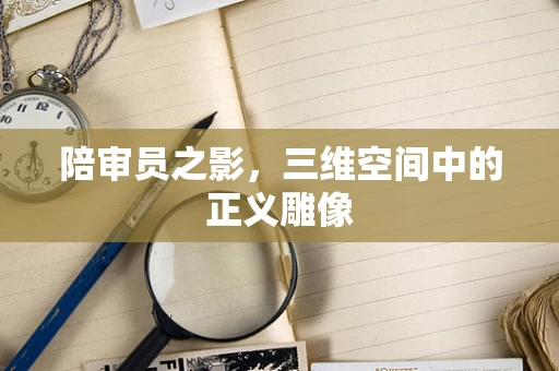 陪审员之影，三维空间中的正义雕像