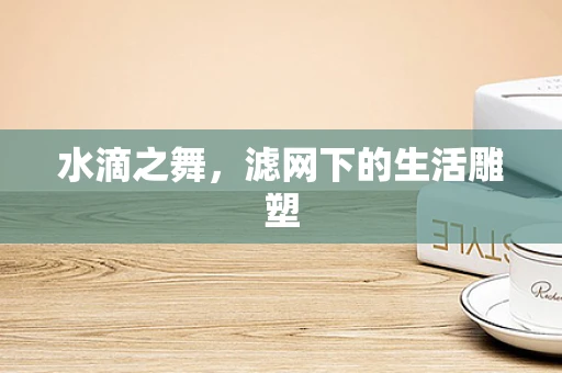 水滴之舞，滤网下的生活雕塑