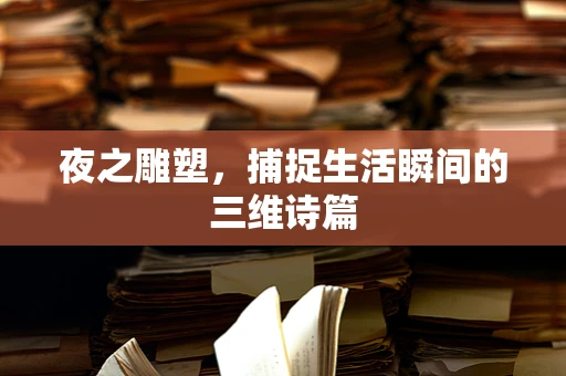 夜之雕塑，捕捉生活瞬间的三维诗篇