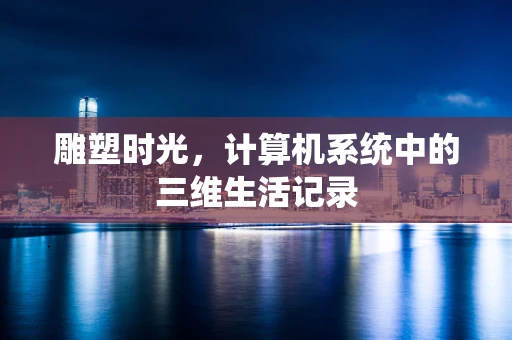 雕塑时光，计算机系统中的三维生活记录