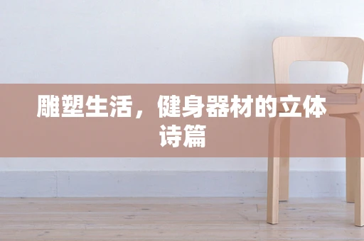 雕塑生活，健身器材的立体诗篇