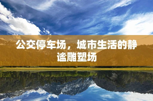 公交停车场，城市生活的静谧雕塑场