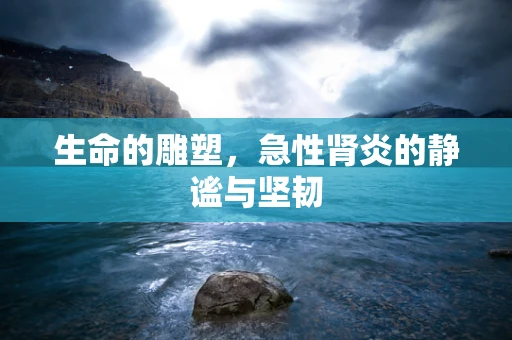 生命的雕塑，急性肾炎的静谧与坚韧
