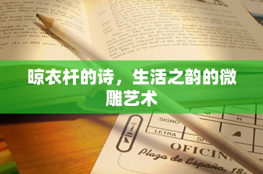 晾衣杆的诗，生活之韵的微雕艺术