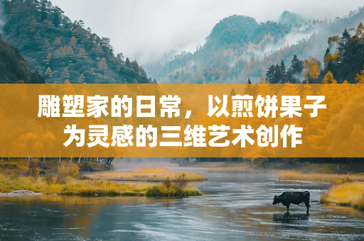 雕塑家的日常，以煎饼果子为灵感的三维艺术创作
