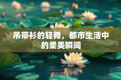 吊带衫的轻舞，都市生活中的柔美瞬间