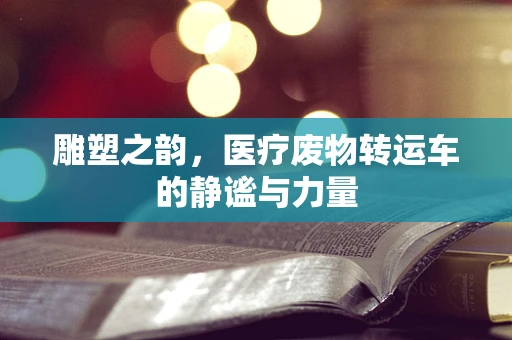雕塑之韵，医疗废物转运车的静谧与力量