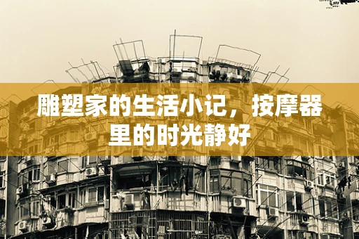 雕塑家的生活小记，按摩器里的时光静好