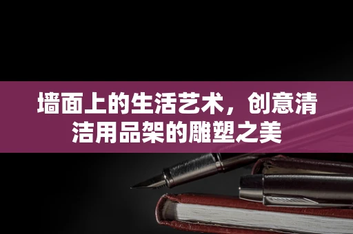 墙面上的生活艺术，创意清洁用品架的雕塑之美