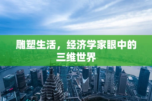 雕塑生活，经济学家眼中的三维世界