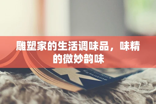 雕塑家的生活调味品，味精的微妙韵味
