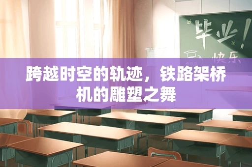 跨越时空的轨迹，铁路架桥机的雕塑之舞