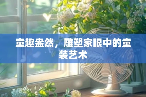 童趣盎然，雕塑家眼中的童装艺术