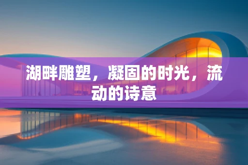 湖畔雕塑，凝固的时光，流动的诗意