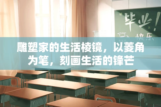 雕塑家的生活棱镜，以菱角为笔，刻画生活的锋芒