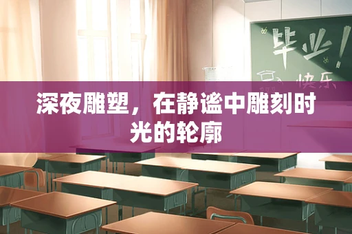 深夜雕塑，在静谧中雕刻时光的轮廓