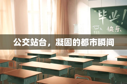 公交站台，凝固的都市瞬间
