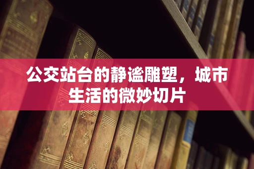 公交站台的静谧雕塑，城市生活的微妙切片