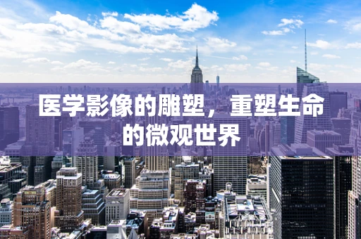 医学影像的雕塑，重塑生命的微观世界