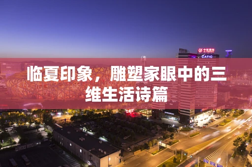 临夏印象，雕塑家眼中的三维生活诗篇