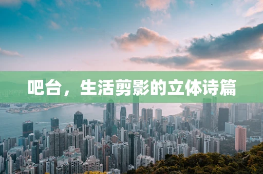 吧台，生活剪影的立体诗篇