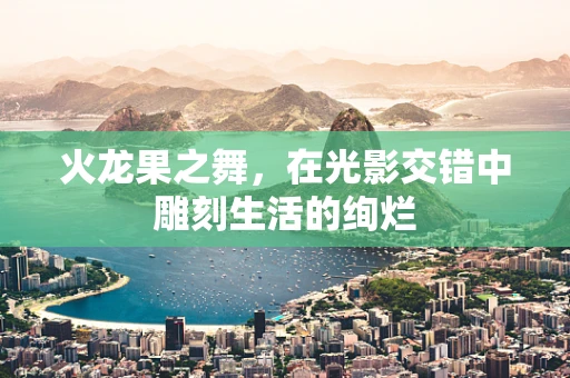 火龙果之舞，在光影交错中雕刻生活的绚烂