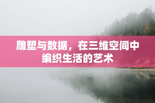 雕塑与数据，在三维空间中编织生活的艺术